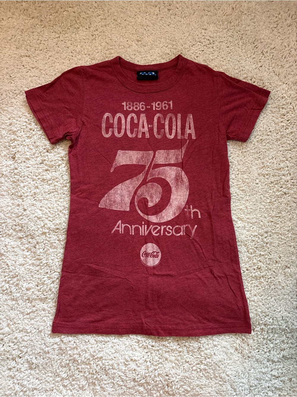 Junk Food Clothing Coca-Cola Red 75th Anniversary Graphic Tee